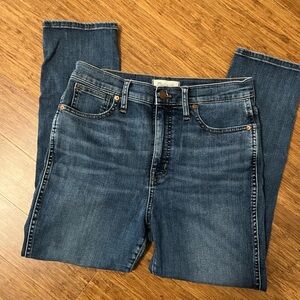 Madewell Curvy Stovetop Ankle Skinny Jeans